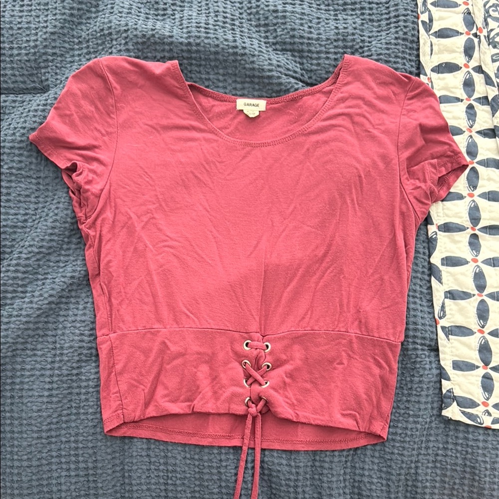 Garage crop top